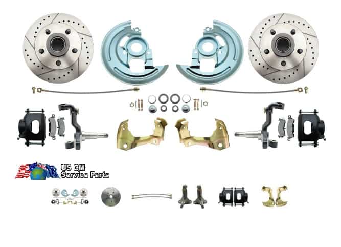 A Disc Brake FRONT Kit: 64-72 GM A body Front